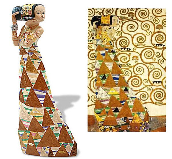 Expectation By Gustav Klimt Sculpture